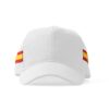 Berretto a 6 sezioni in 100% cotone - Bianco