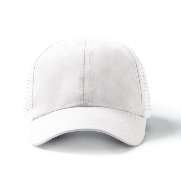 Berretto sportivo traspirante in 100% microfibra - Bianco