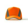Berretto a 5 sezioni in 100% poliestere - Arancione Fluo