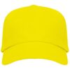 Cappellino a 5 pannelli in cotone - Giallo