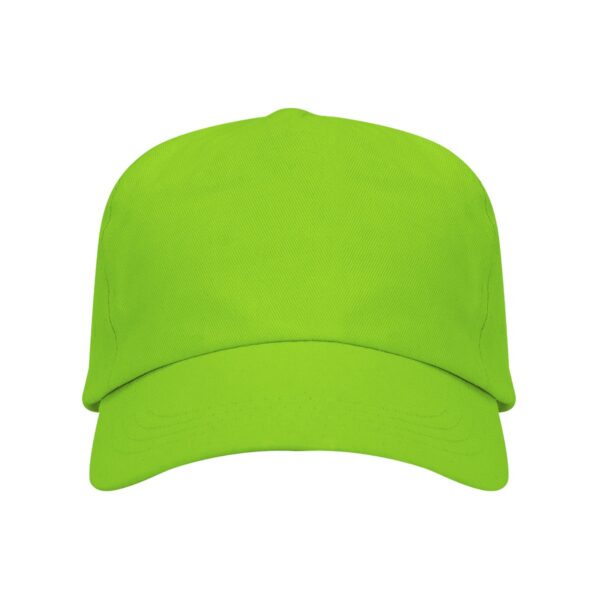 Cappellino a 5 pannelli in cotone - Verde Oasis