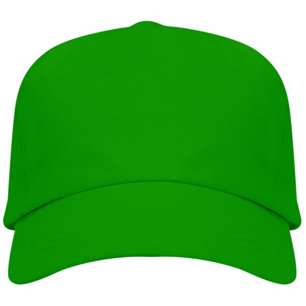 Cappellino a 5 pannelli in cotone - Verde Felce