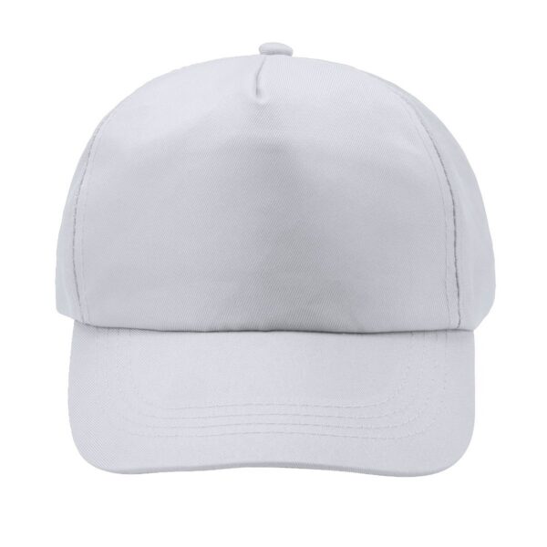 Cappellino 5 pannelli in RPET Chiusura regolabile - Bianco