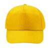 Cappellino 5 pannelli in RPET Chiusura regolabile - Giallo