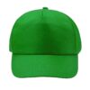Cappellino 5 pannelli in RPET Chiusura regolabile - Verde Felce