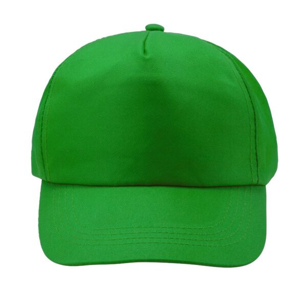 Cappellino 5 pannelli in RPET Chiusura regolabile - Verde Felce