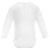 Body a maniche lunghe in cotone pettinato - vista 1