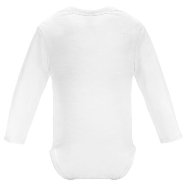 Body a maniche lunghe in cotone pettinato - vista 1