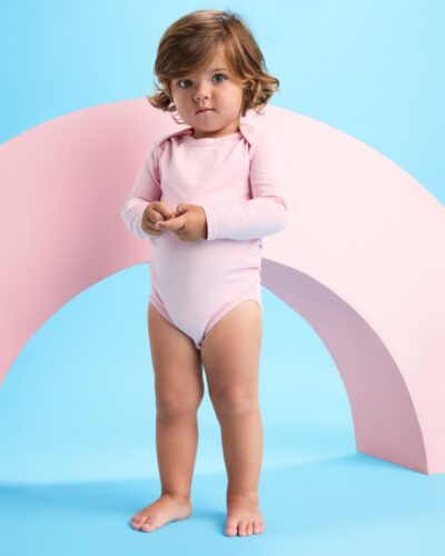 Body a maniche lunghe in cotone pettinato - modello 1