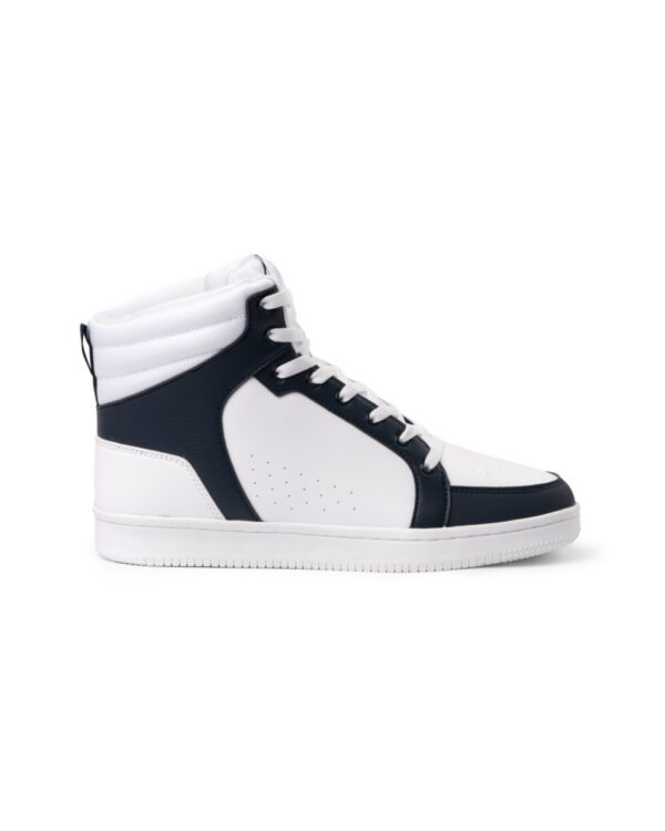 Scarpa casual da basket - Bianco/Blu Marino