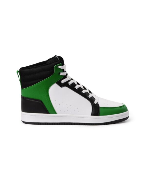 Scarpa casual da basket - Nero/Bianco/Verde Bottiglia