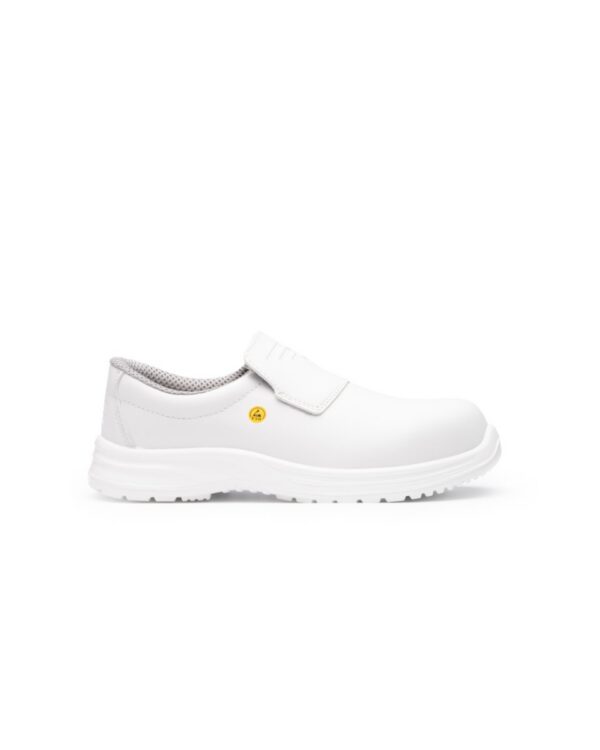 Scarpe da lavoro in microfibra con inserto - Bianco