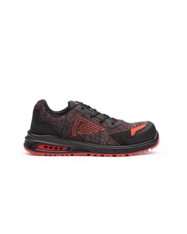 Scarpa da lavoro - Negro/Rojo Melange/Rojo Laboral
