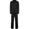 Tuta da lavoro a maniche lunghe raglan - Nero