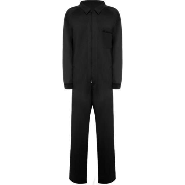 Tuta da lavoro a maniche lunghe raglan - Nero