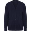 Cardigan con chiusura frontale con bottoni - Blu Navy