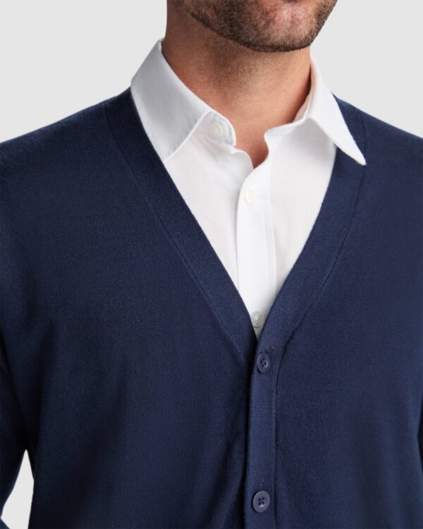 Cardigan con chiusura frontale con bottoni - dettaglio 2