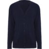 Cardigan con chiusura frontale con bottoni - Blu Navy