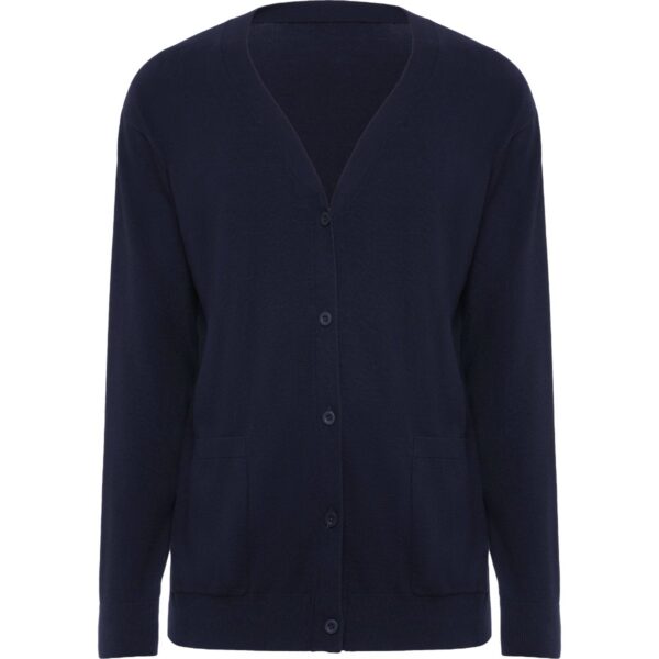 Cardigan con chiusura frontale con bottoni - Blu Navy