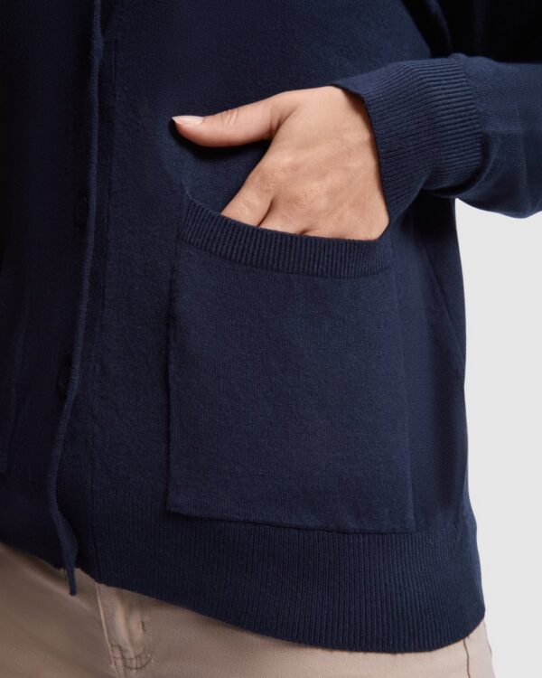 Cardigan con chiusura frontale con bottoni - dettaglio 1