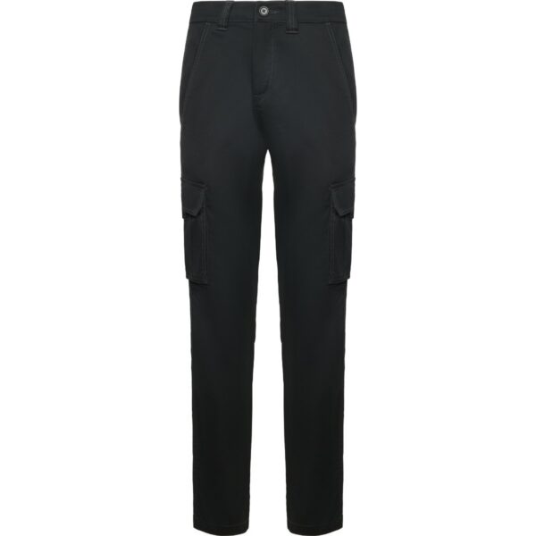 Pantalone lungo multitasche - Piombo