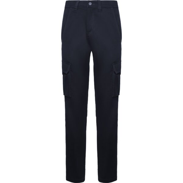 Pantalone lungo multitasche - Blu Navy