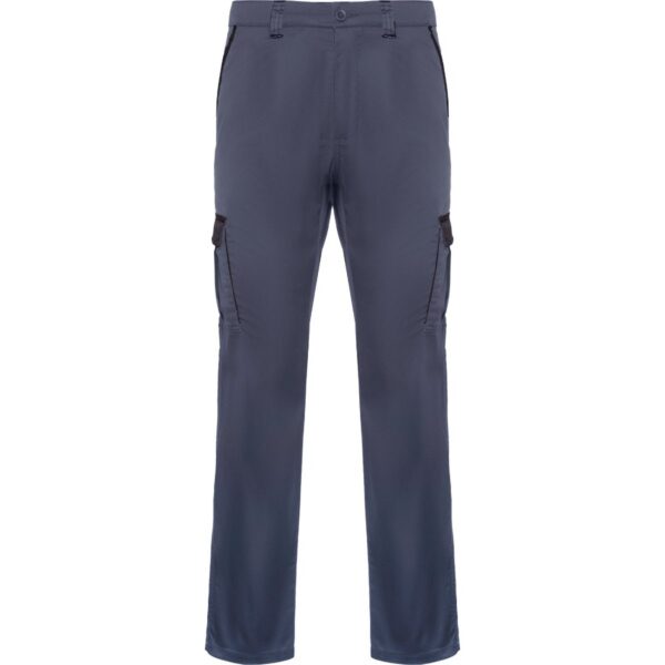 Pantalone lungo multitasche - Piombo/Nero