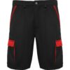 Short multitasche - Nero/Rosso