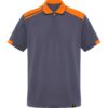 Polo da Lavoro 160 g - Piombo/Arancione