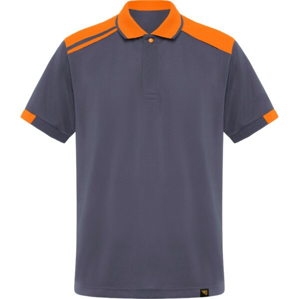 Polo da Lavoro 160 g - Piombo/Arancione