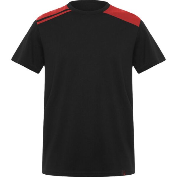 T-Shirt da Lavoro - Nero/Rosso