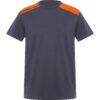 T-Shirt da Lavoro - Piombo/Arancione