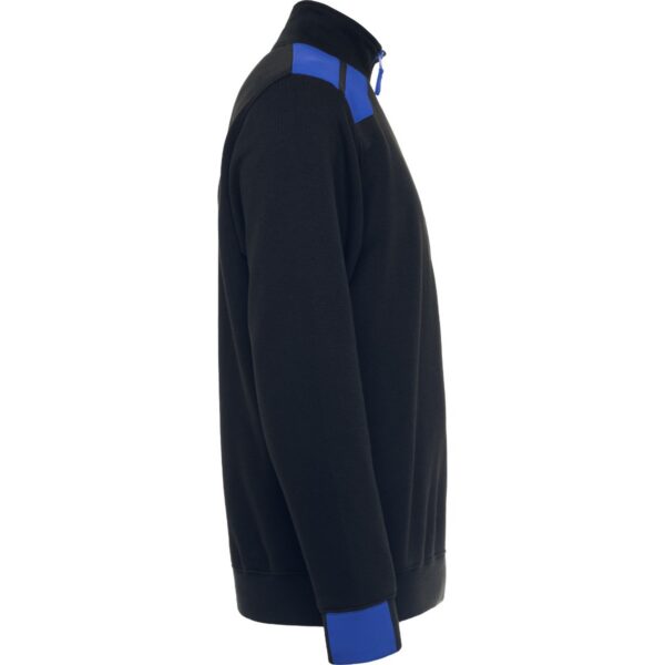 Felpa da Lavoro Mezza Zip - Blu Navy/Royal vista 3