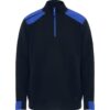 Felpa da Lavoro Mezza Zip - Blu Navy/Royal