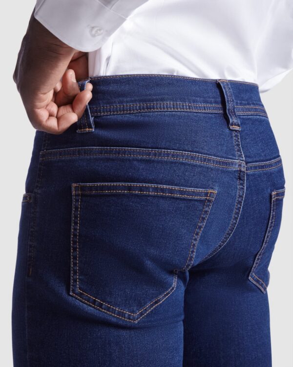 Jeans da uomo in denim dalla vestibilità - dettaglio 2