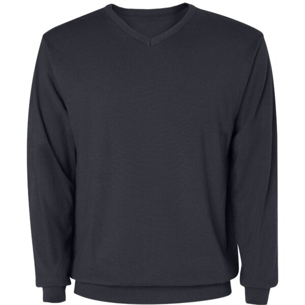 Maglione Collo a V - Ebano