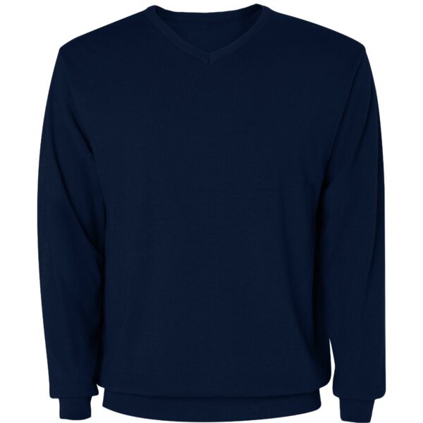 Maglione Collo a V - Blu Navy