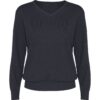 Maglione Donna Collo a V - Ebano