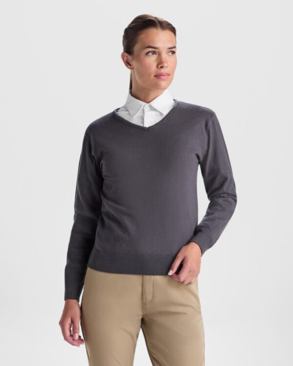 Maglione Donna Collo a V - dettaglio 1