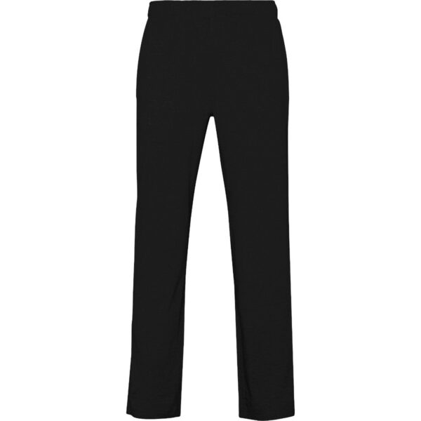 Pantalone basic a gamba dritta in single - Nero