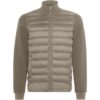 Giacca unisex con cerniera frontale combinata - Sabbia Scuro