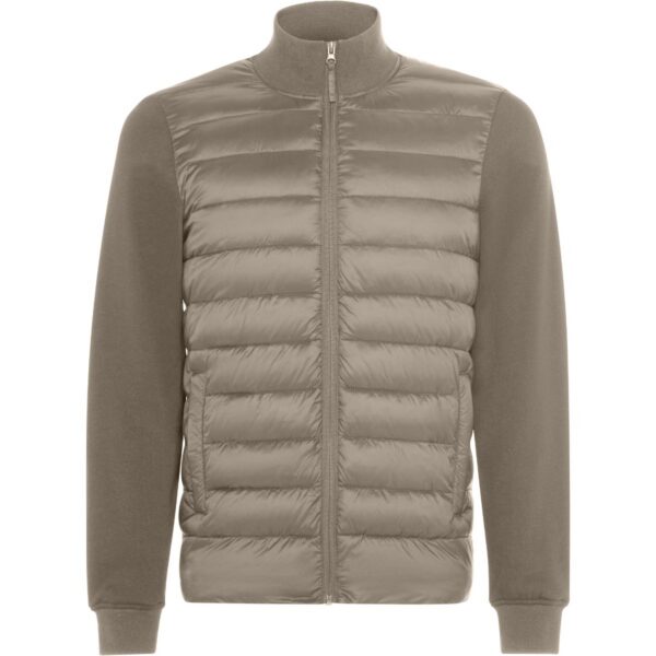 Giacca unisex con cerniera frontale combinata - Sabbia Scuro