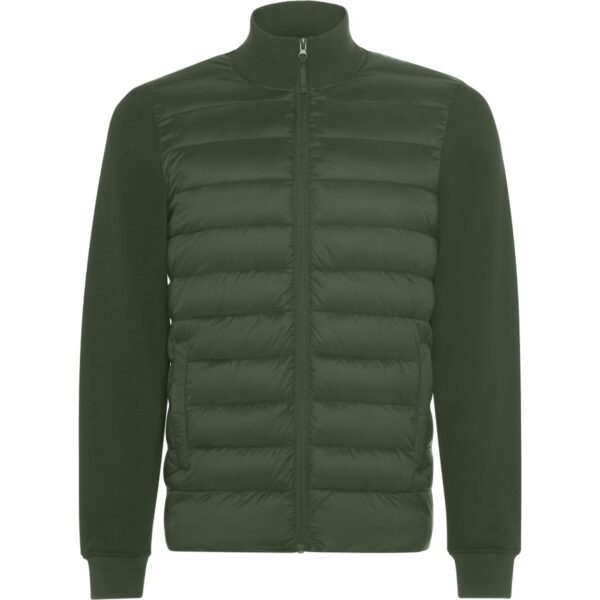 Giacca unisex con cerniera frontale combinata - Green Smoke