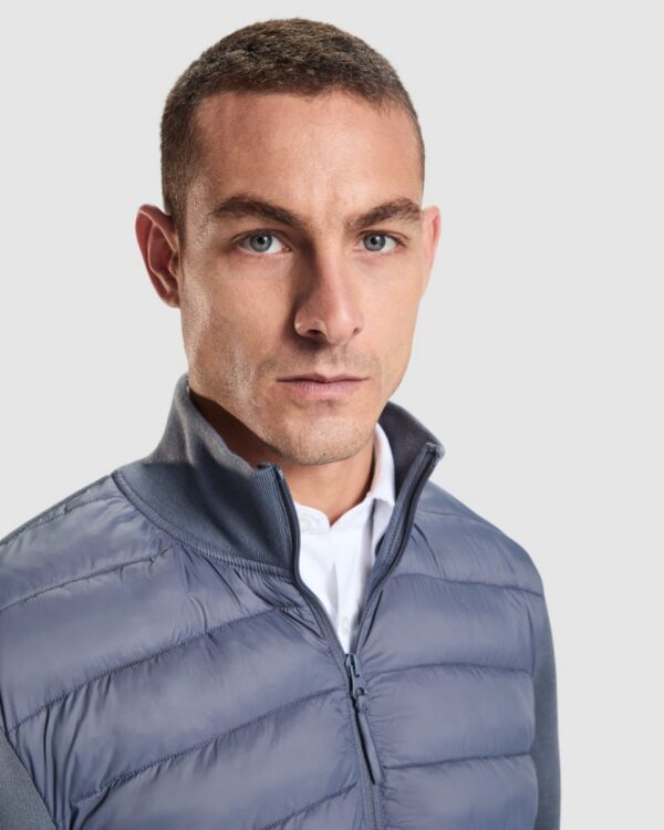 Giacca unisex con cerniera frontale combinata - dettaglio 2