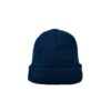 Berretto lavorato a maglia con doppio risvolto - Blu Navy