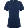 Camice sanitario a maniche corte con vita - Blu Navy