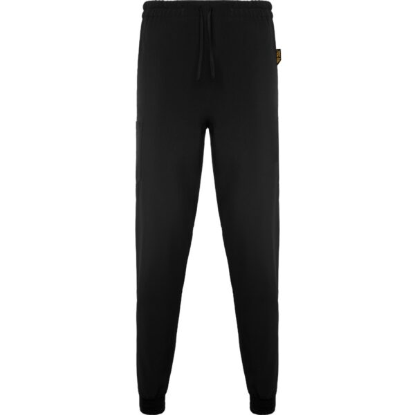 Pantaloni sanitari con elastico in vita - Nero