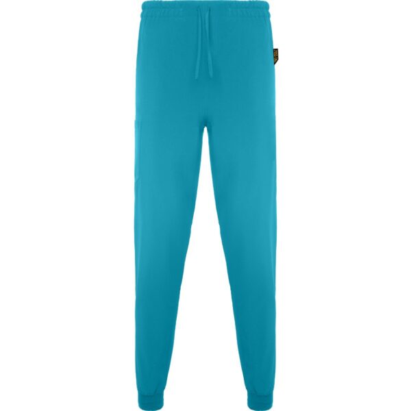 Pantaloni sanitari con elastico in vita - Azzurro Danubio