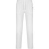 Pantaloni sanitari con elastico in vita - Bianco