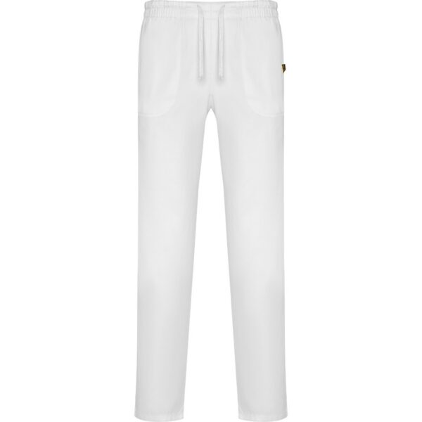 Pantaloni sanitari con elastico in vita - Bianco